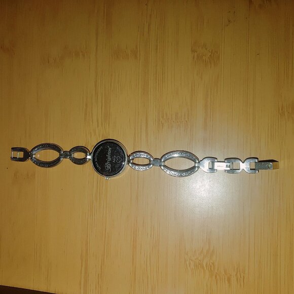 Brighton Watch Alta Womens Silver Gold Tone Heart Design Quartz Movement Adjusta - Picture 8 of 8